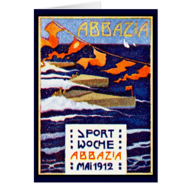 1912 Abbazia Speed Boat Races (Voorkant)