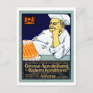 1912 Bakkerij + banketbakkerij tentoonstelling Briefkaart