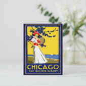 1912 Chicago, het zomervakantieoord Briefkaart (Staand voorkant)