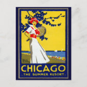 1912 Chicago, het zomervakantieoord Briefkaart (Voorkant)