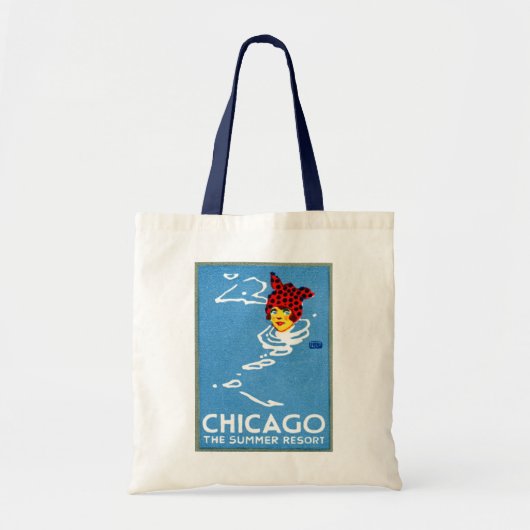1912 Chicago, het zomervakantieoord Tote Bag (Voorkant)