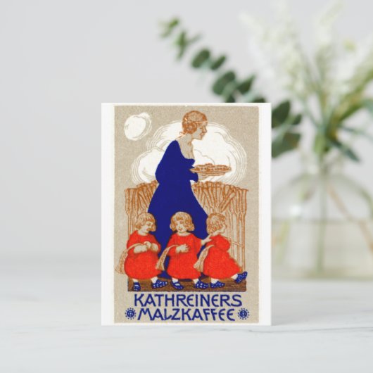 1912 Coffee-Poster Briefkaart (Staand voorkant)