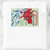 1912 Frans Carnaval Rechthoekige Sticker (Tas)