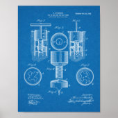 1912 Golf Cup Kunstdrukken met patent op hol Poster (Voorkant)