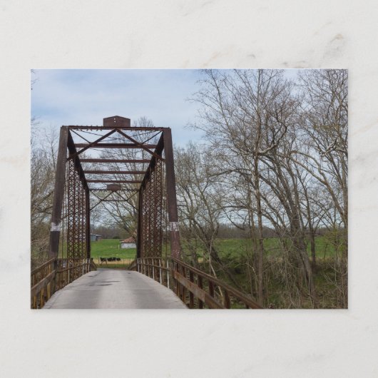 1912 Groene brug Briefkaart (Voorkant)