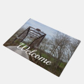 1912 Groene brug Welkom Doormat Deurmat (Schuin)