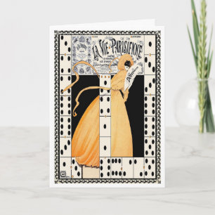 1912 "LAAT DE SPELEN BEGINNEN"ART DECO FRANSE HALL KAART