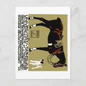 1912 Ludwig Hohlwein Horse Riding Poster art. Briefkaart (Voorkant)