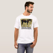 1912 Ludwig Hohlwein Horse Riding Poster art. T-shirt (Voorkant volledig)