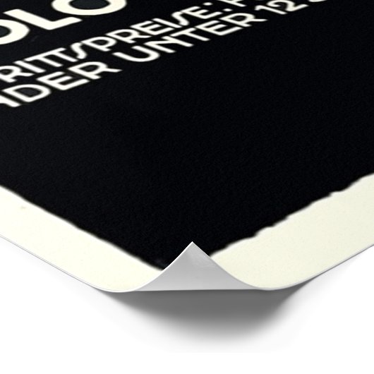 1912 Ludwig Hohlwein München Zoo Flamingo Poster (Hoek)