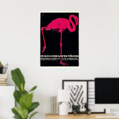 1912 Ludwig Hohlwein München Zoo Flamingo Poster (Thuiskantoor)