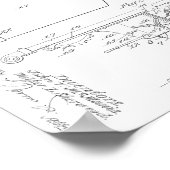 1912 Osteopathisch Tafelmodel Kunst Poster (Hoek)