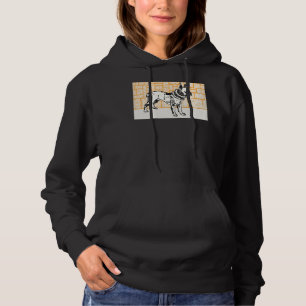 1912 Pitbull Terrier illustratie door Moriz Hoodie