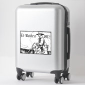 1912 Rodeo Cowboy Land western Art Sticker (Koffer)