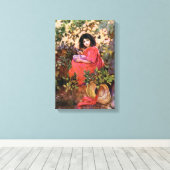 1912 SPROOKJESBOEKJE MISS MUFFETT VERPAKT DOEK CANVAS AFDRUK (Insitu (Houten vloer))