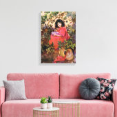 1912 SPROOKJESBOEKJE MISS MUFFETT VERPAKT DOEK CANVAS AFDRUK (Insitu (Woonkamer))