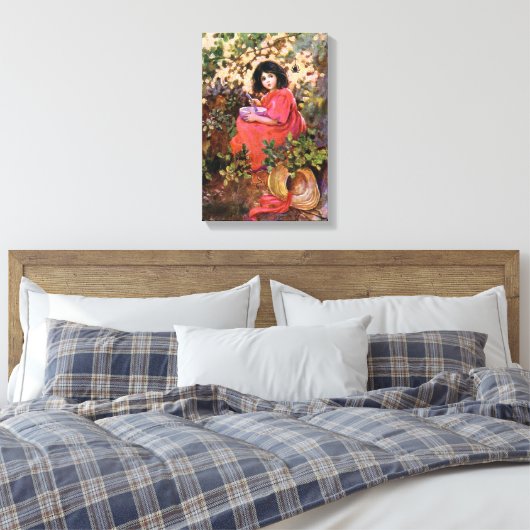 1912 SPROOKJESBOEKJE MISS MUFFETT VERPAKT DOEK CANVAS AFDRUK (Insitu (Slaapkamer))