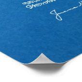 1912 Tekening van de patenttekening van het vliegt Poster (Hoek)