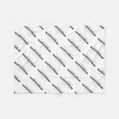 1912 Titanic 1 Fleece Deken (Voorkant (Horizontaal))