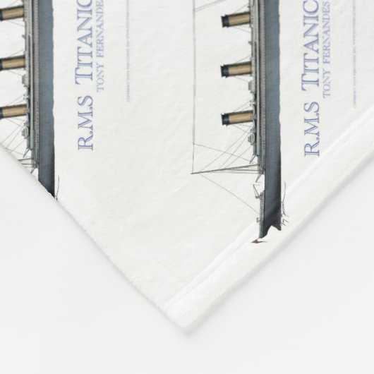 1912 Titanic 1 Fleece Deken (Hoek)