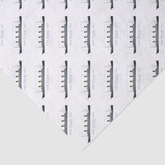 1912 Titanic 1 Tissuepapier (Detail)