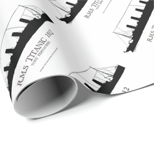 1912 Titanic 2 Cadeaupapier (Rol Hoek)
