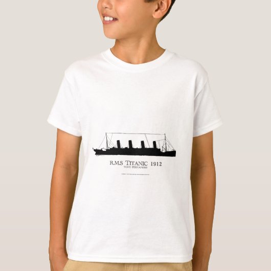 1912 Titanic 2 T-shirt (Voorkant)