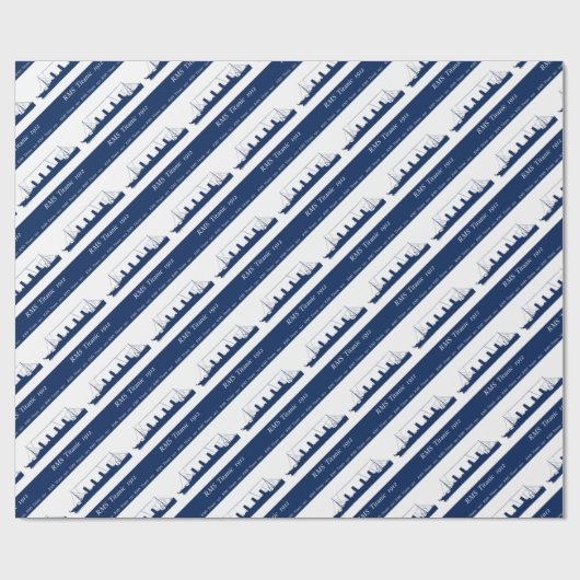 1912 Titanic 3 Cadeaupapier (Vlak)