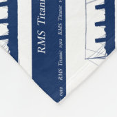 1912 Titanic 3 Fleece Deken (Hoek)