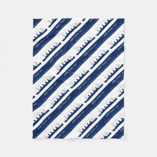 1912 Titanic 3 Fleece Deken (Voorkant)