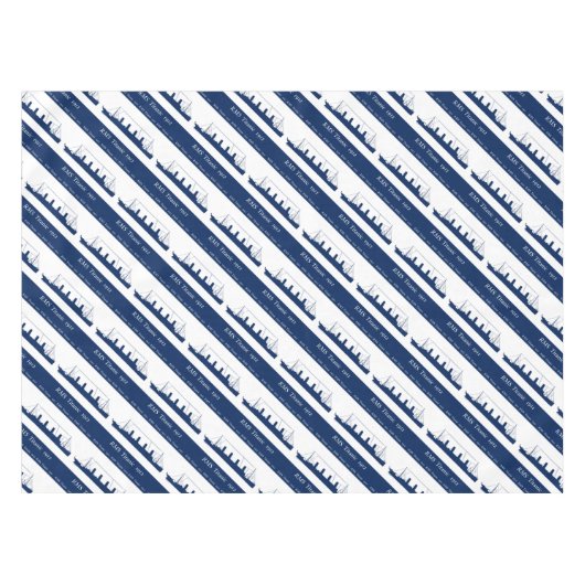 1912 Titanic 3 Tafelkleed (Voorkant (Horizontaal))