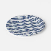 1912 Titanic blue stripe 5 Papieren Bordje (Gekanteld)