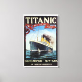 1912 Titanic White Star Line  Canvas Afdruk (Voorkant)