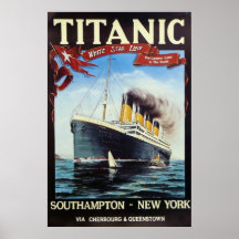 1912 Titanic White Star Line 