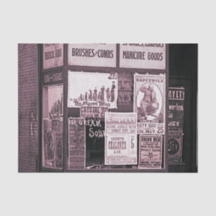1912 Winkelvenster Vaudeville Pro-Union - Mest Tissuepapier