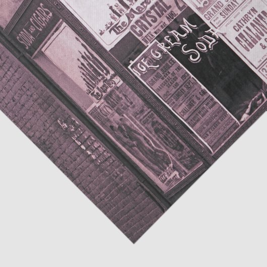 1912 Winkelvenster Vaudeville Pro-Union - Mest Tissuepapier (Detail)