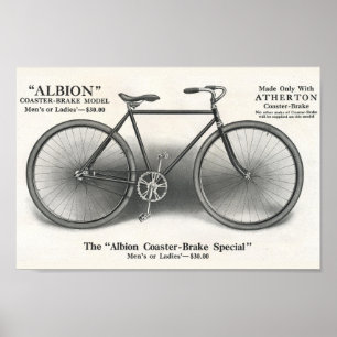 1913  Albion Bicycle & Art Poster