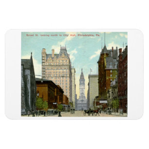 1913 Broad St., Philadelphia Briefkaart Magneet