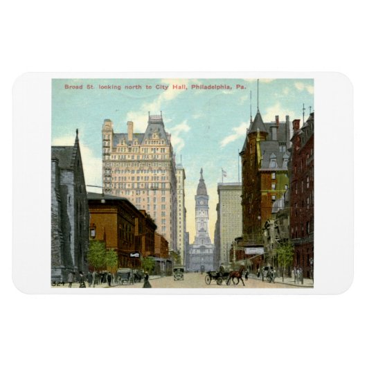 1913 Broad St., Philadelphia  Briefkaart Magneet (Horizontaal)