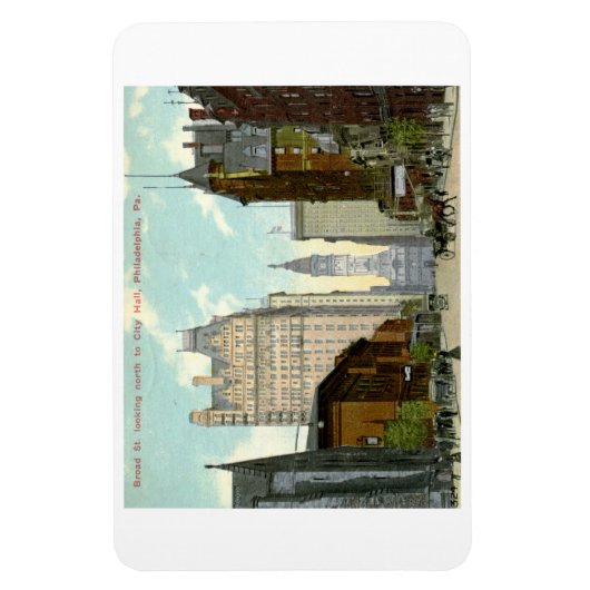 1913 Broad St., Philadelphia  Briefkaart Magneet (Verticaal)