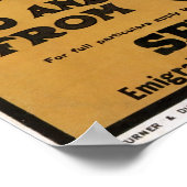 1913 CANADA bij HET VERENIGD KONINKRIJK door STEAM Poster (Hoek)