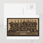 1913 Chicago Cubs Fatima Tobacco Card Print Briefkaart (Voorkant / Achterkant)
