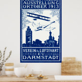 1913 Darmstadt Air Show Poster (Keuken)