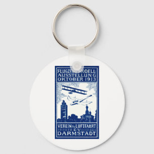1913 Darmstadt Air Show Sleutelhanger