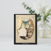 1913 Frontispiece of "In Powder and Crinoline" Briefkaart (Staand voorkant)