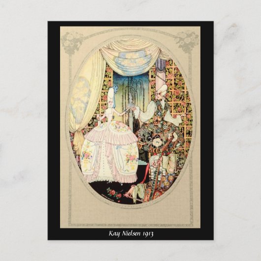 1913 Frontispiece of "In Powder and Crinoline" Briefkaart (Voorkant)