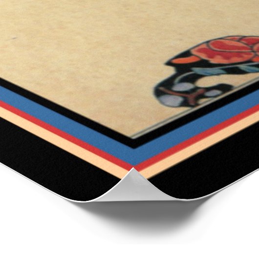 1913 George Barbier Art Deco Afdrukken 13 x 19 Poster (Hoek)