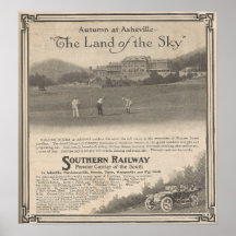 1913 herfst bij het NC-toerisme in Asheville en