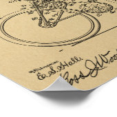 1913 Kunstafdrukken voor fietszenddesign Poster (Hoek)