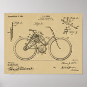 1913 Kunstafdrukken voor fietszenddesign Poster (Voorkant)
